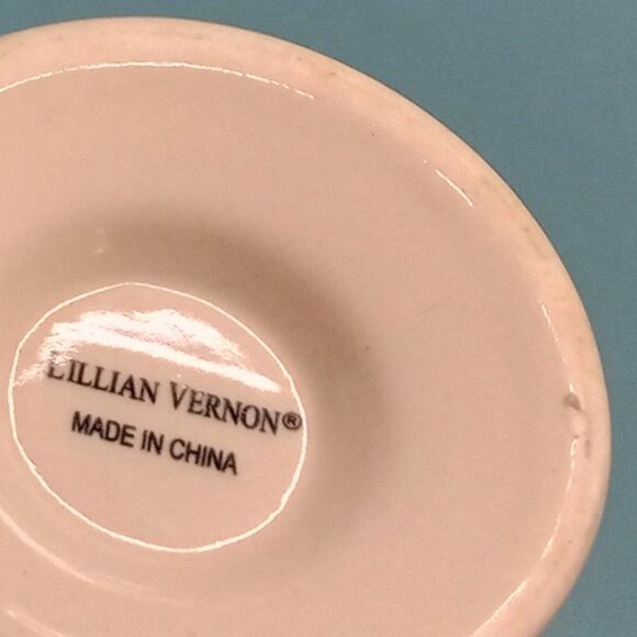 Vintage Lilliam Vernon Ceramic Footed Dessert Bowls (4) Cottagecore Ice Cream - Picture 11 of 11